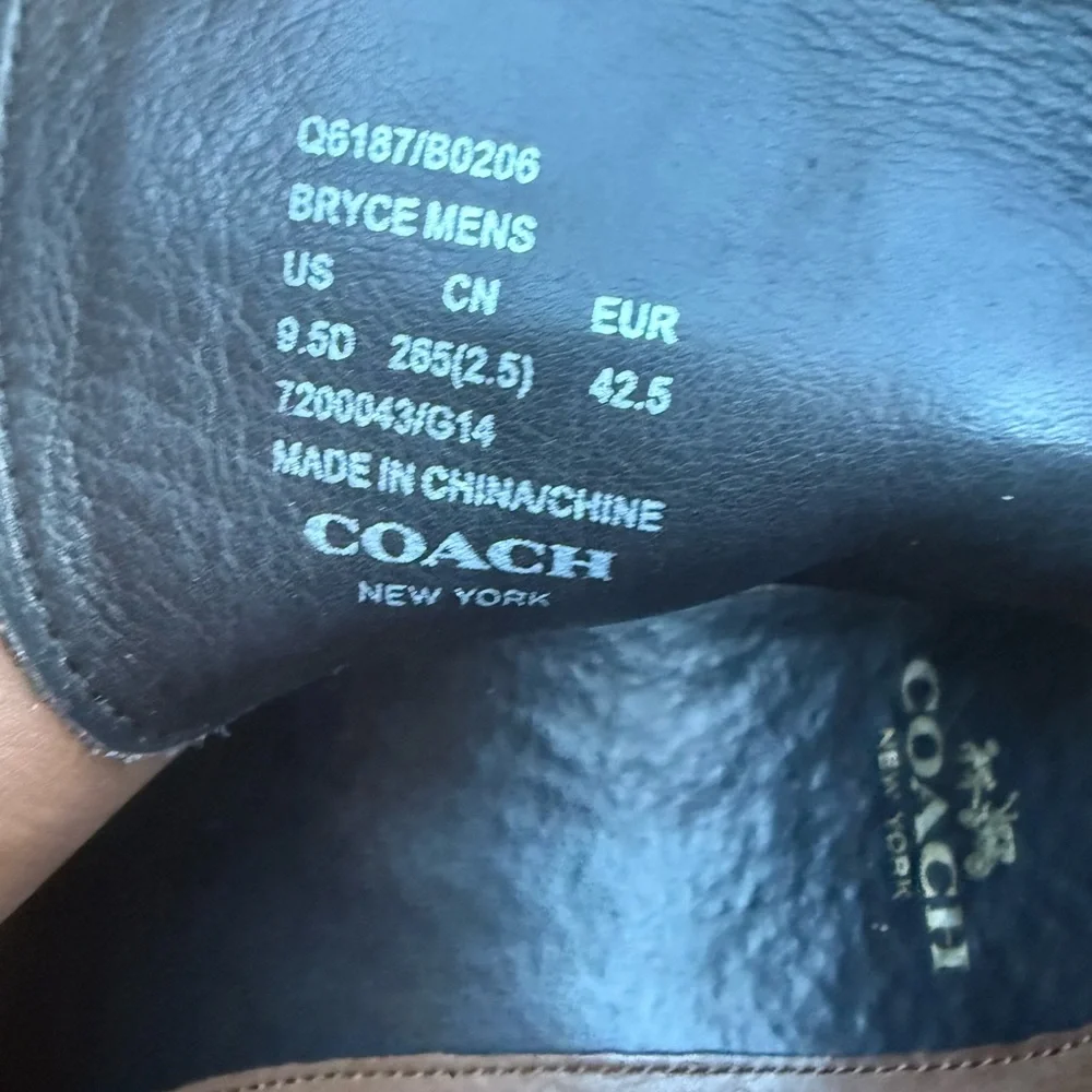 Coach Bryce men's boots